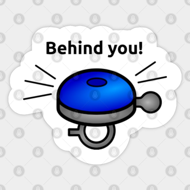 Behind you! Sticker by hilariouslyserious